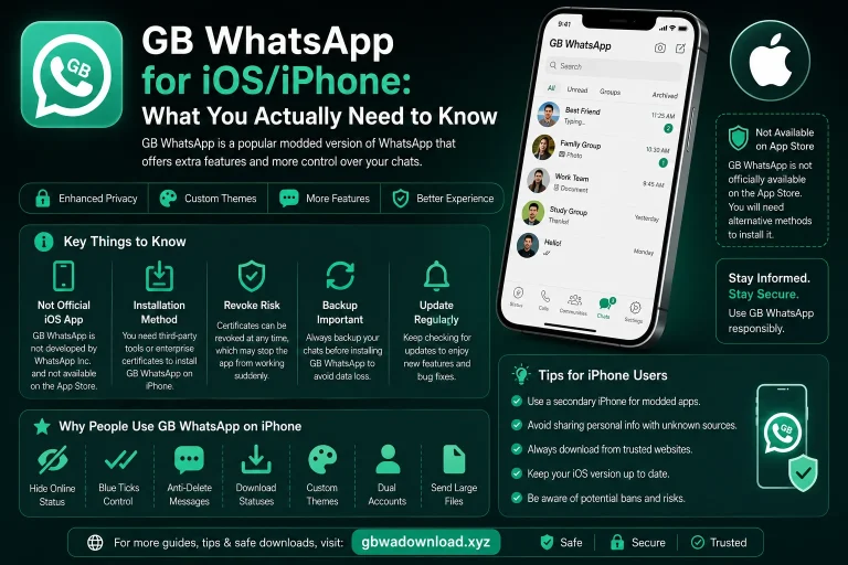 GB WhatsApp for iOS/iPhone: What You Actually Need to Know